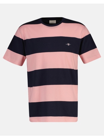 gant μπλουζα κμ bar stripe ss t-shirt 3g2003203-671 pink