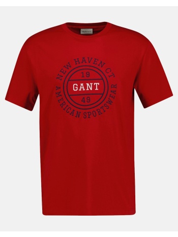 gant μπλουζα κμ graphic ss tshirt 3g2003403-630 red