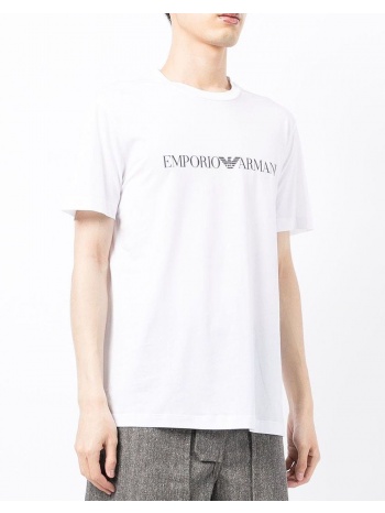 emporio armani μπλουζα t-shirt 8n1tn51jpzz-0146 white