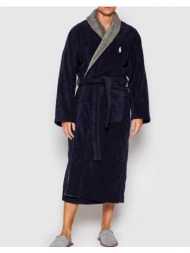 polo ralph lauren l/s shawl-sleep-robe 714854533-002 navyblue