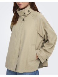 only onlnana life cape jacket cc otw 15361452-silver mink biege