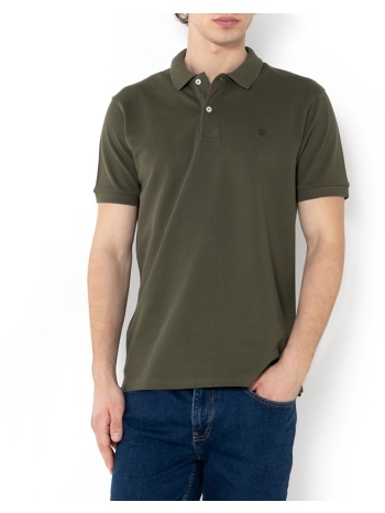 the bostonians μπλουζα polo pique regular fit 3ps0001-olive