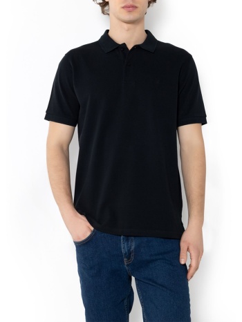 the bostonians μπλουζα polo pique regular fit 3ps0001-black