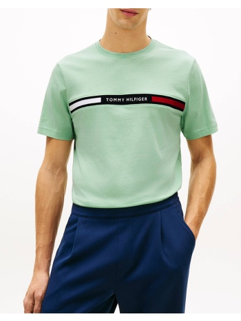 tommy hilfiger hilfiger chest insert tee mw0mw36498-mai