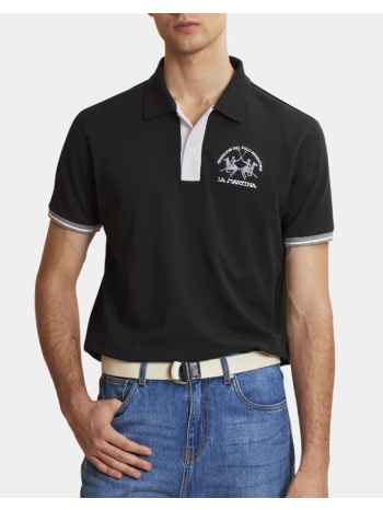 la martina μπλουζα πολο κμ ma s/s polo piquet stretch