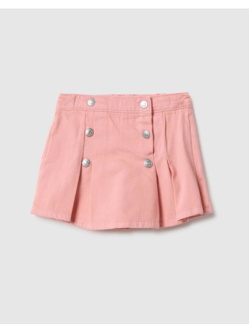 ovs skirt w/pleates 2514550-candlelight peach lightpink