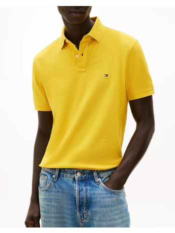 tommy hilfiger 1985 regular polo mw0mw17770-zgx yellow