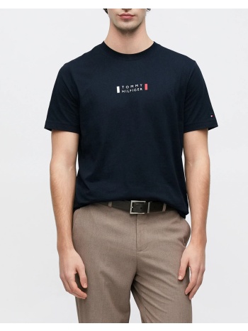 tommy hilfiger brand love small center tee mw0mw41453-dw5