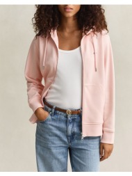 gant ζακετα φουτερ shield zip hoodie 3gw4201412-647 lightpink