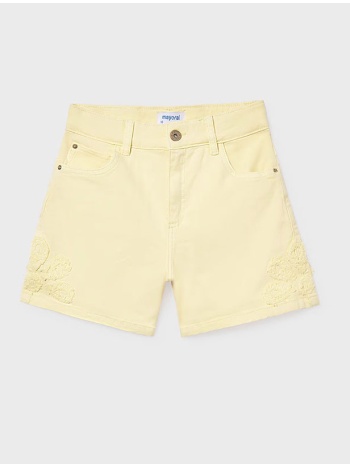 mayoral παντελονι κοντο καπαρτινε φαντ 06204-049 lightyellow