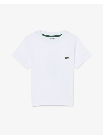 lacoste μπλουζα κμ core tee 3tj0839-001 white