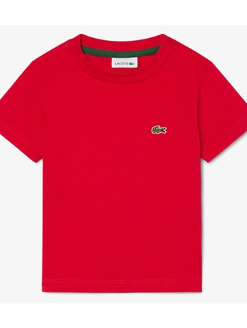 lacoste μπλουζα κμ core tee 3tj0839-240 red