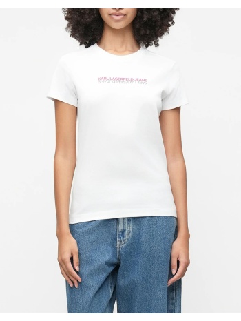 karl lagerfeld jeans klj slim ss reflection tee