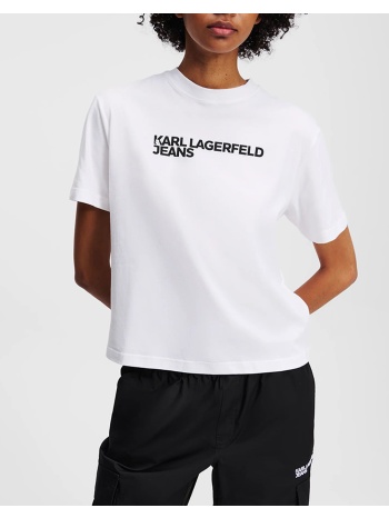 karl lagerfeld jeans klj reg ss essential tee a1w17005-100