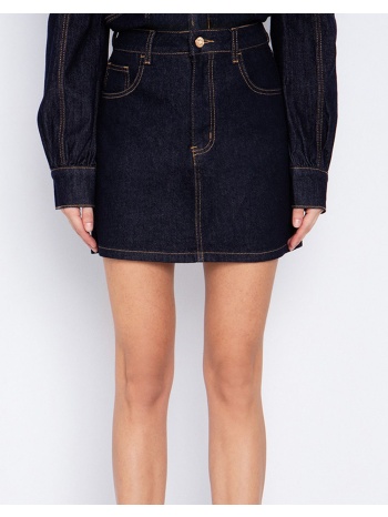 toi&moi τζιν φουστα 10-3988-126-1014 denimdarkblue