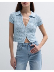 toi&moi πλεκτη μπλουζα 70-4951-126-345 ciel