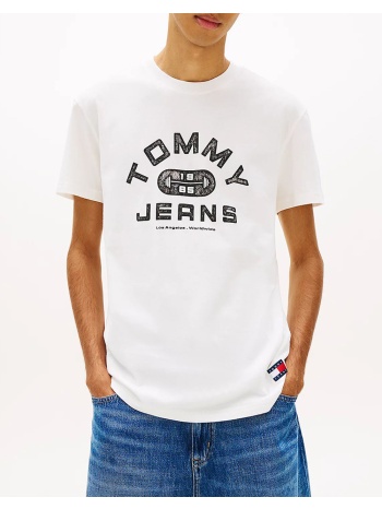 tommy jeans tjm reg tj gym ss tee ext dm0dm22551-ybl