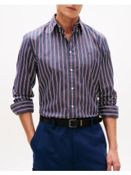 tommy hilfiger flex poplin bold stripe rf shirt mw0mw42441-0a4 mixed