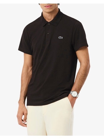 lacoste μπλουζα πολο κμ polo ss 3dh5522-3la darkbrown