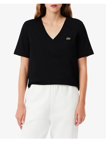 lacoste μπλουζα κμ tee-shirt ss 3tf7300-031 black
