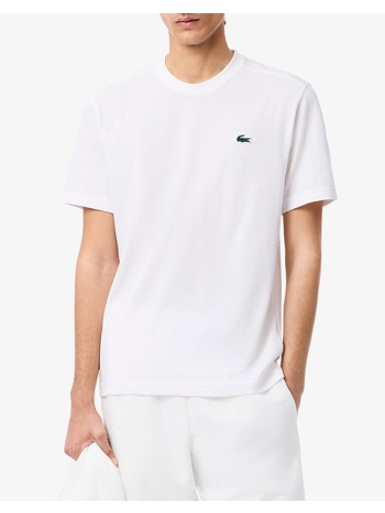 lacoste μπλουζα κμ tee-shirt 3th7618-001 white