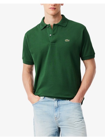 lacoste μπλουζα κμ polo ss 3l1212-132 darkgreen