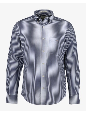 gant υποκαμισο μμ reg poplin stripe shirt 3g3000130-423