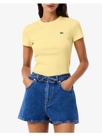 lacoste μπλουζα κμ tee-shirt 3tf5538-107 yellow