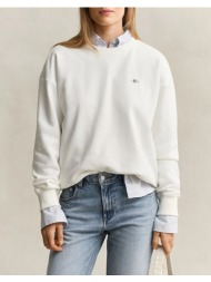 gant φουτερ μμ shield c-neck sweat 3gw4201414-113 offwhite