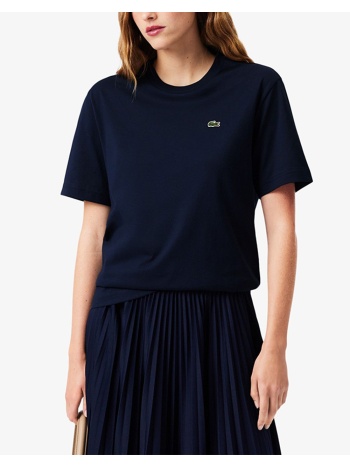 lacoste μπλουζα κμ tee-shirt ss 3tf7215-166 darkblue