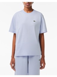 lacoste μπλουζα κμ tee-shirt ss 3tf7215-j2g lightblue