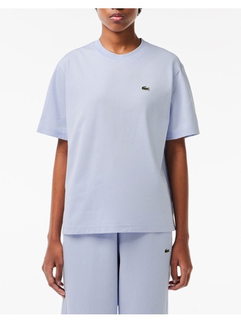lacoste μπλουζα κμ tee-shirt ss 3tf7215-j2g lightblue