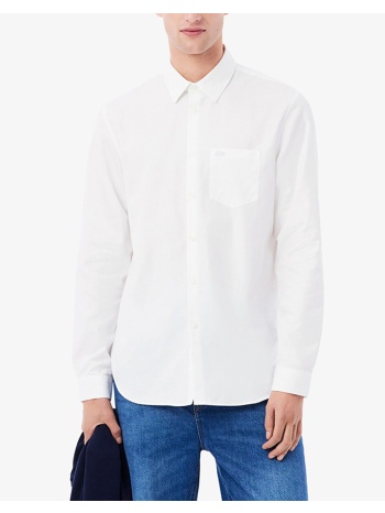 lacoste ποyκαμισο μμ shirt ls 3ch8522-001 white
