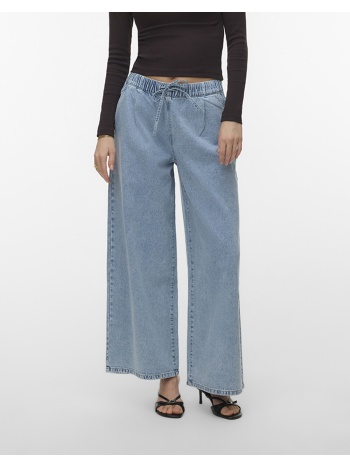 vero moda vmvaleria mr wide pull up jeans 10340282-light