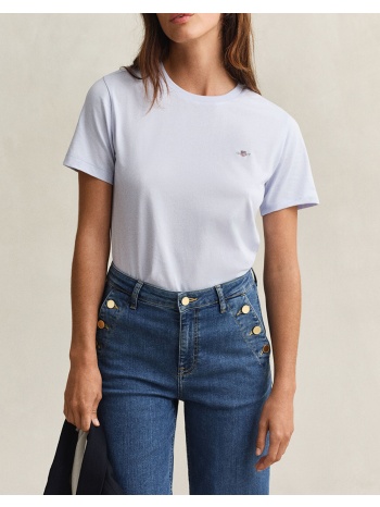 gant μπλουζα κμ reg shield ss t-shirt 3gw4200200-455