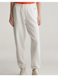 gant παντελονι φουτερ reg shield sweatpants 3gw4200500-113 ecru