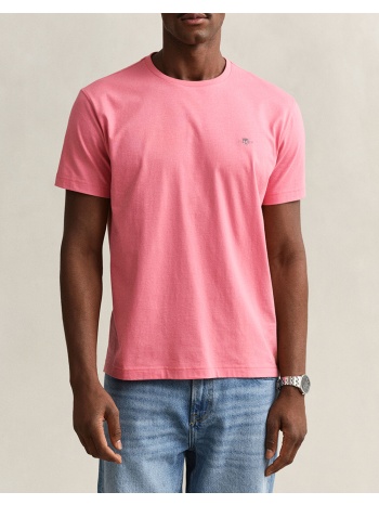 gant μπλουζα κμ reg shield ss t-shirt 3g2003184-622 pink