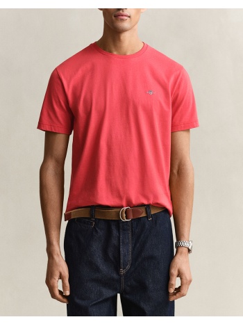 gant μπλουζα κμ reg shield ss t-shirt 3g2003184-641 coral