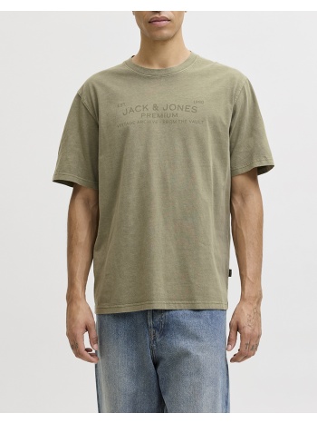 jack&jones jprbluaiden ss tee 12293014-winter moss khaki