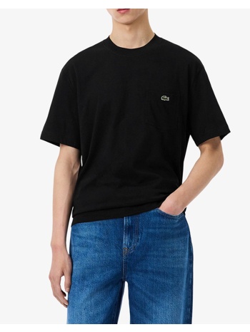lacoste μπλουζα κμ tee-shirt 3th2827-031 black