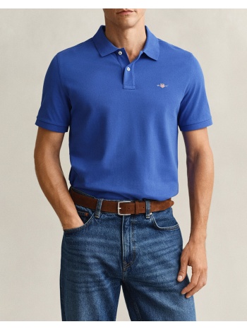 gant μπλουζα κμ reg shield ss pique polo 3g2210-1-417