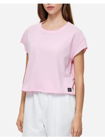 dirty laundry raw edges t-shirt dlwt000147-bubblegum pink