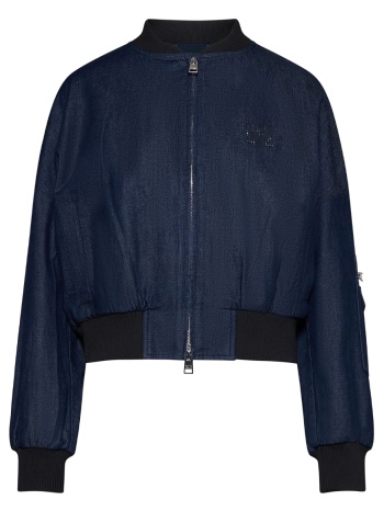 silvian heach jacket denim rank gpp26018gb-denim blue dark