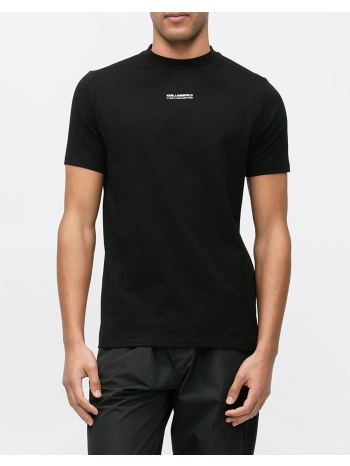 karl lagerfeld t-shirt crewneck 755042-561221-990 black