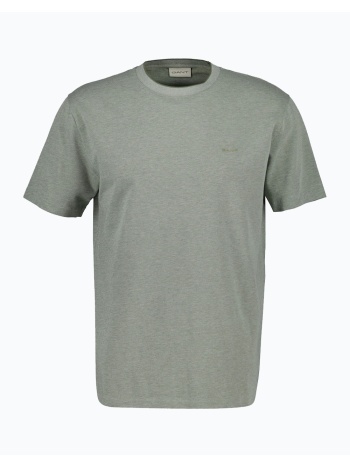 gant μπλουζα κμ 2 tone pique ss tshirt 3g2003414-379 khaki