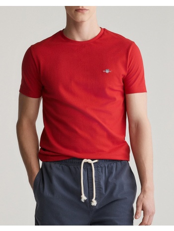 gant μπλουζα κμ slim pique ss t-shirt 3g2013033-630 red