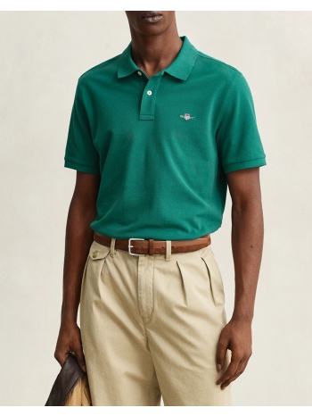 gant μπλουζα κμ reg shield ss pique polo 3g2210-1-376