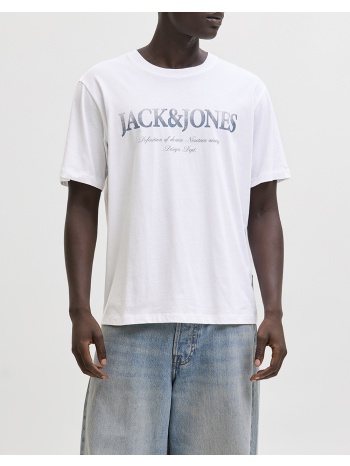 jack&jones jjdevin daytona print tee ss crew ln