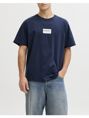 jack&jones jjfrank tee ss crew neck 12288092-navy blazer