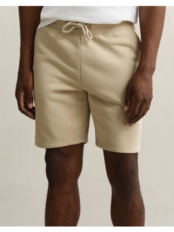 gant σορτς reg shield sweat shorts 3g2009027-200 biege